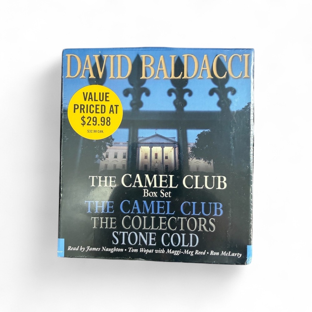David Baldacci The Camel Club Box Set 15 Audio CDs The Collectors Stone Cold NEW